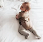 collant en laine mérinos beige pour bébé et enfant Alpes du Sud Mérinos