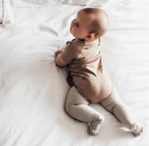 collant en laine mérinos beige pour bébé et enfant Alpes du Sud Mérinos