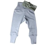 pantalon laine coton et soie cosilana Alpes du Sud Mérinos gris