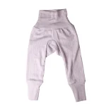 pantalon laine coton et soie cosilana Alpes du Sud Mérinos rose