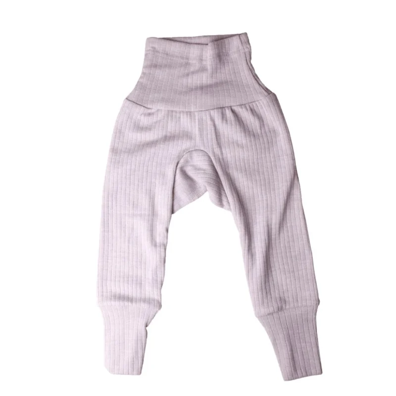 pantalon laine coton et soie cosilana Alpes du Sud Mérinos rose
