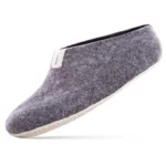 Chaussons en laine mérinos baabuk gris