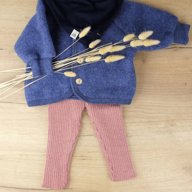 leggings en laine bio disana rose
