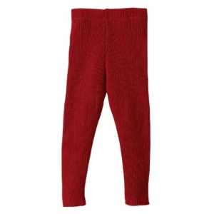 leggings en laine bio disana bordeaux