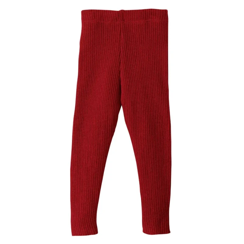 leggings en laine bio disana bordeaux