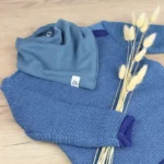 pull en laine enfant disana bleu marine zoom2