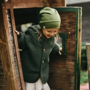 veste en laine polaire pour bébé et enfant Alpes du Sud Mérinos