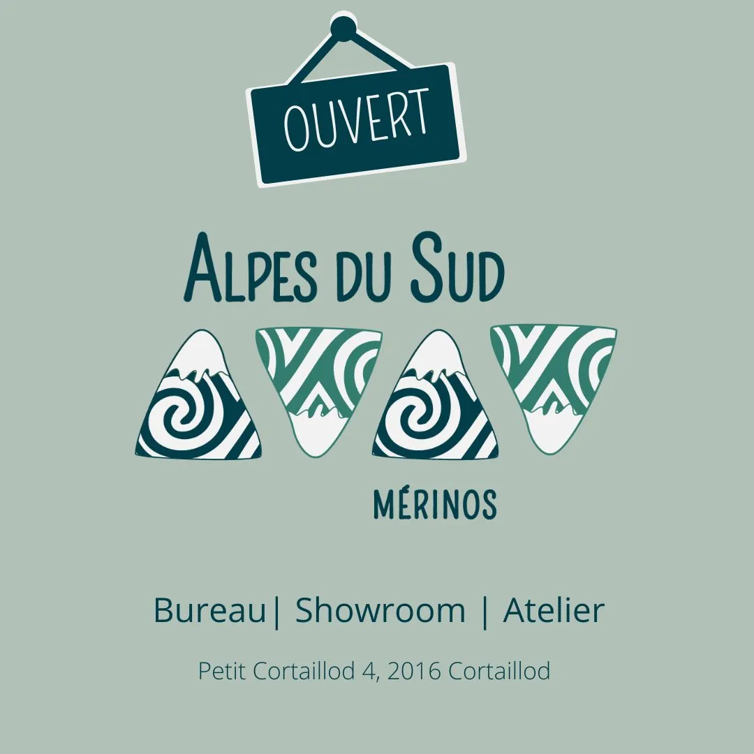 showroom vêtements en laine mérinos ouverte