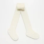 collant en mérinos blanc pour bébé