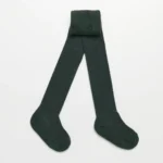 collant en mérinos vert fern pour femme