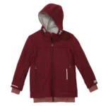 veste outdoor en laine bouillie de Disana pour enfant cassis