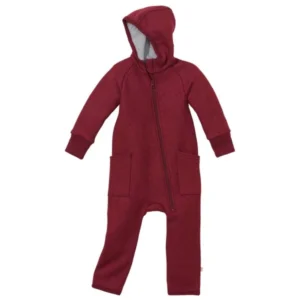 combinaison en laine bouillie Disana enfant cassis