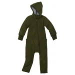 combinaison en laine bouillie Disana enfant vert olive