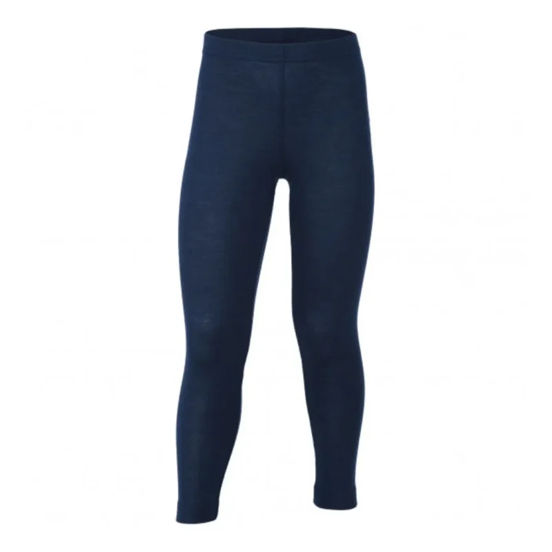 legging en laine et soie Engel bleu marine pour enfant