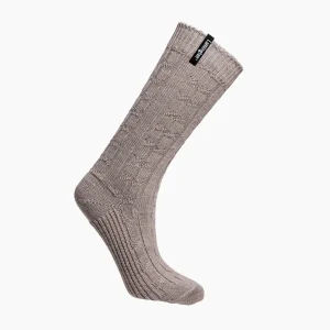 chaussettes en laine mérinos tricoté femme bluff