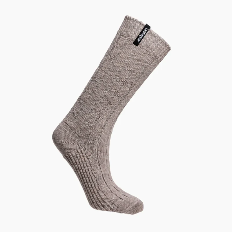 chaussettes en laine mérinos tricoté femme bluff